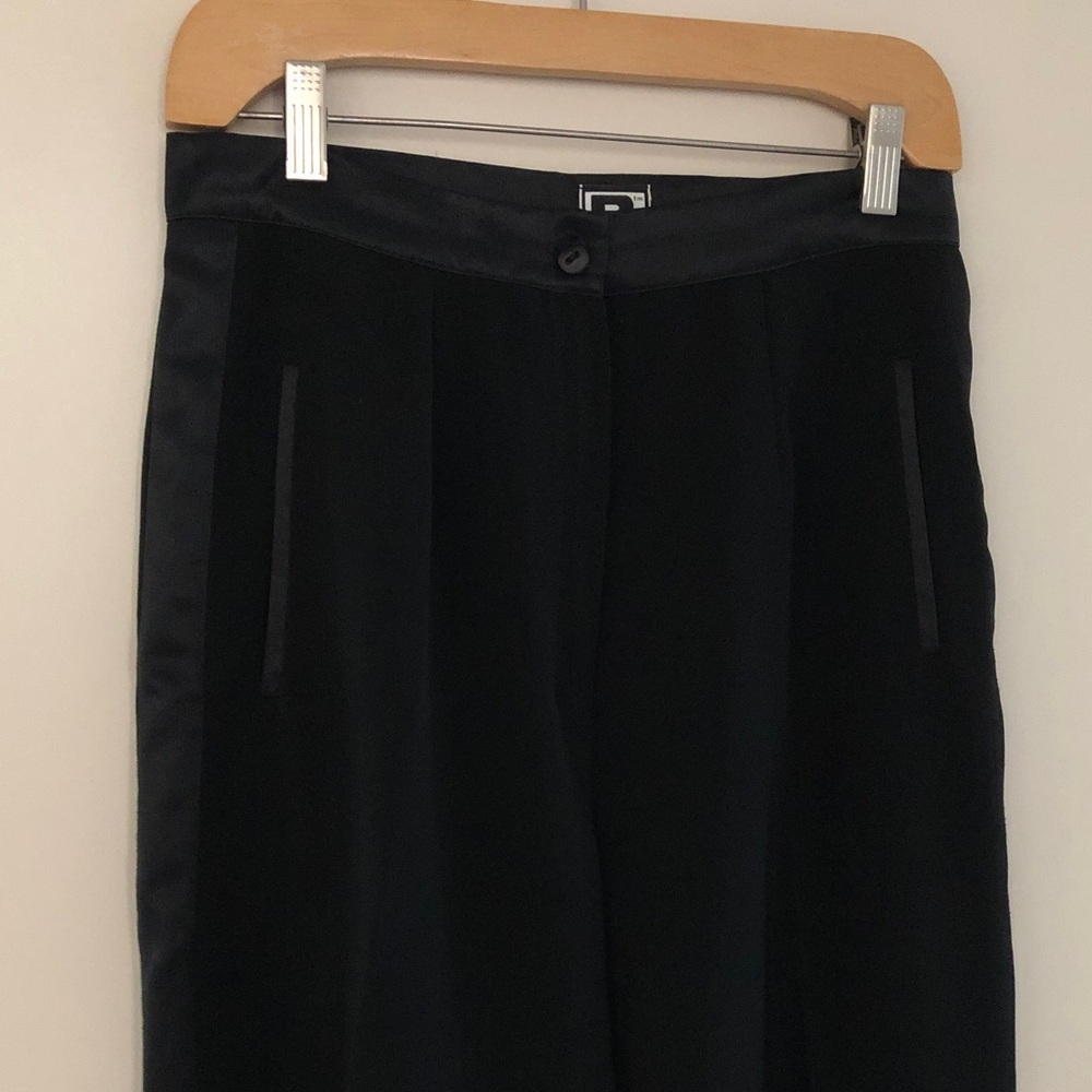 2pc Suit BESTINI PARIS Back To The Office Ready! Tuxedo like lace-up back! Black - Picture 13 of 17